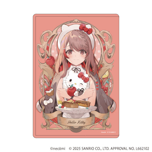 『necomi×サンリオキャラクターズ』キャラクリアケース04/ハローキティ(コラボイラスト)